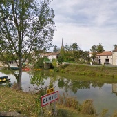 L'entrée du village de Damvix