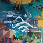 Le pont des arches 100x80
