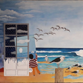 Rêve de peintre 100x73