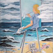 Rêve de peintre 40x60