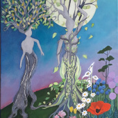 Soleil vert 38x55