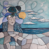 Sur les pavets des songes 60x60